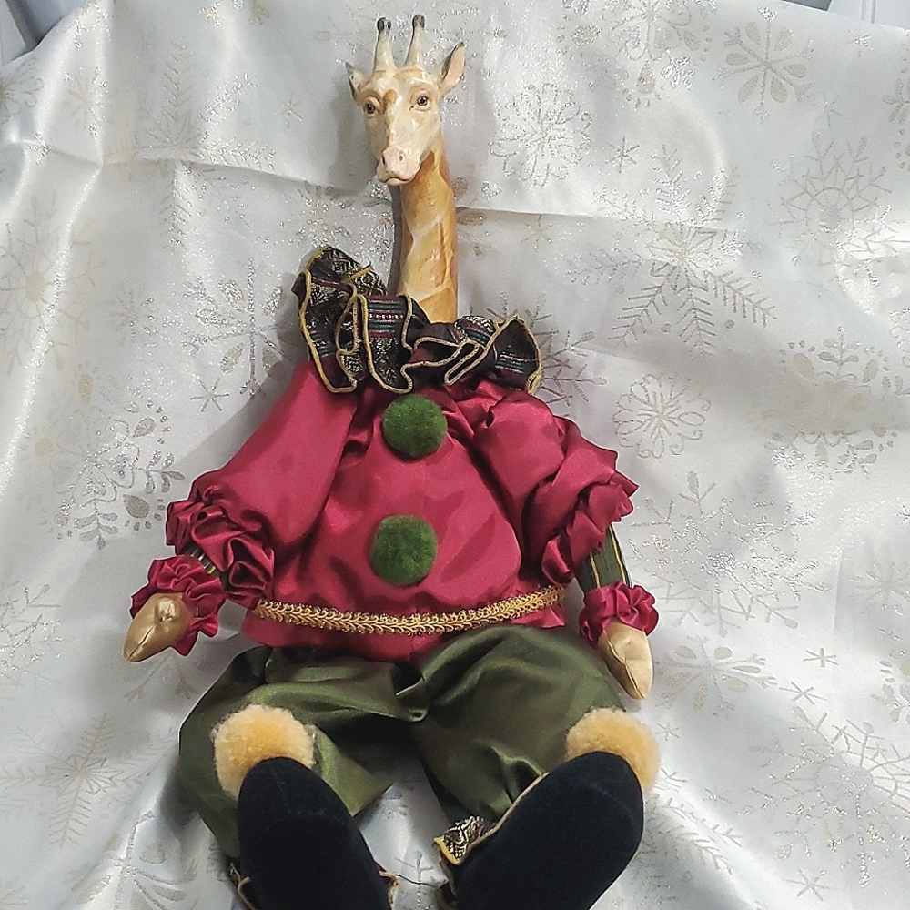 Giraffe Clown Doll by Wayne Kleski 22"